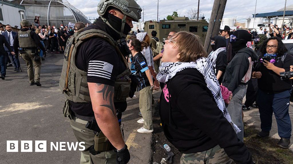 Protests escalate outside ICE facility over alleged inhumane conditions