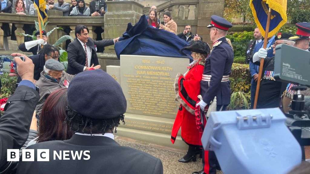 Bradford: Only Commonwealth war memorial outside London unveiled