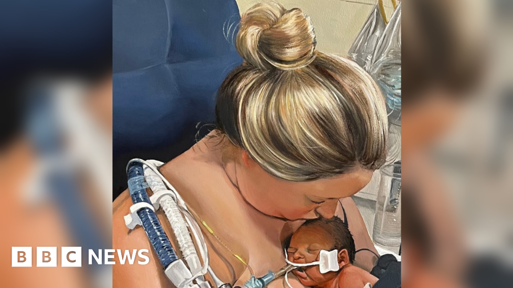 Artwork tells stories of babies helped by donor milk