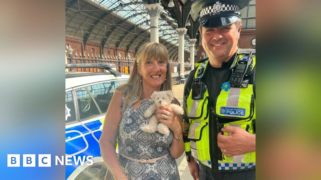 Widow Reunited With Teddy Bear After Suitcase Stolen From Train Bbc News