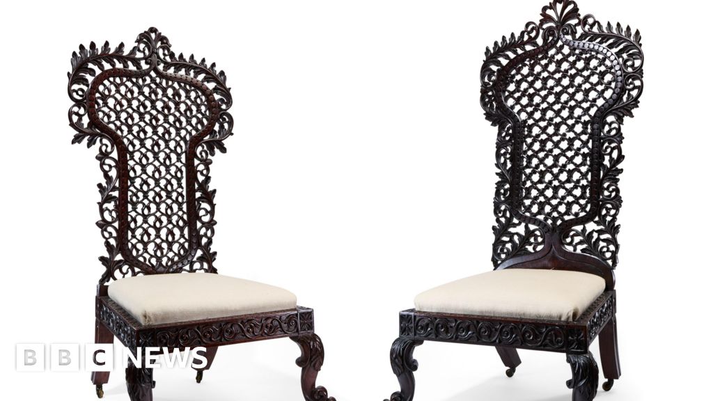 Chairs from Elveden home of India's last Sikh ruler's fetch £8k