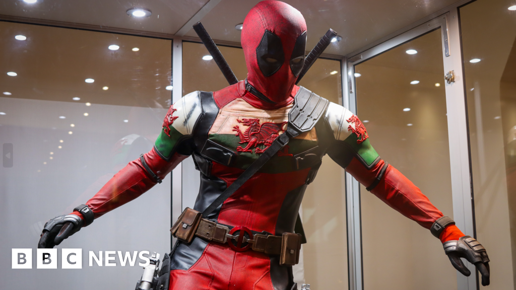 Paul Mullin's Deadpool Costume Displayed at Wrexham