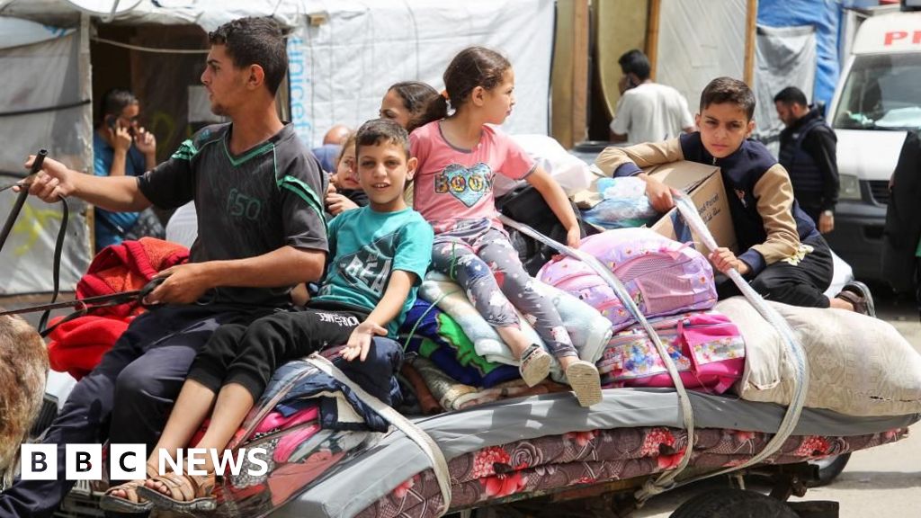 イスラエルのガザ戦争：イスラエルの作戦激化でラファでの避難者増加