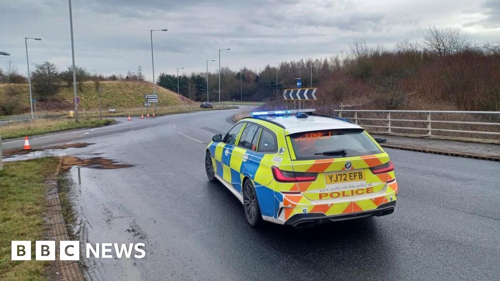 A1(m) Oil Spill: A64 Bramham Junction Partially Reopens - Bbc News