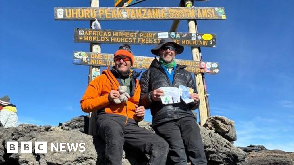 Warwickshire friends climb Mount Kilimanjaro for charity