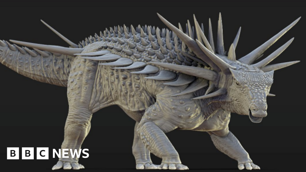 'Punk rock' dinosaur with metre-long spikes discovered