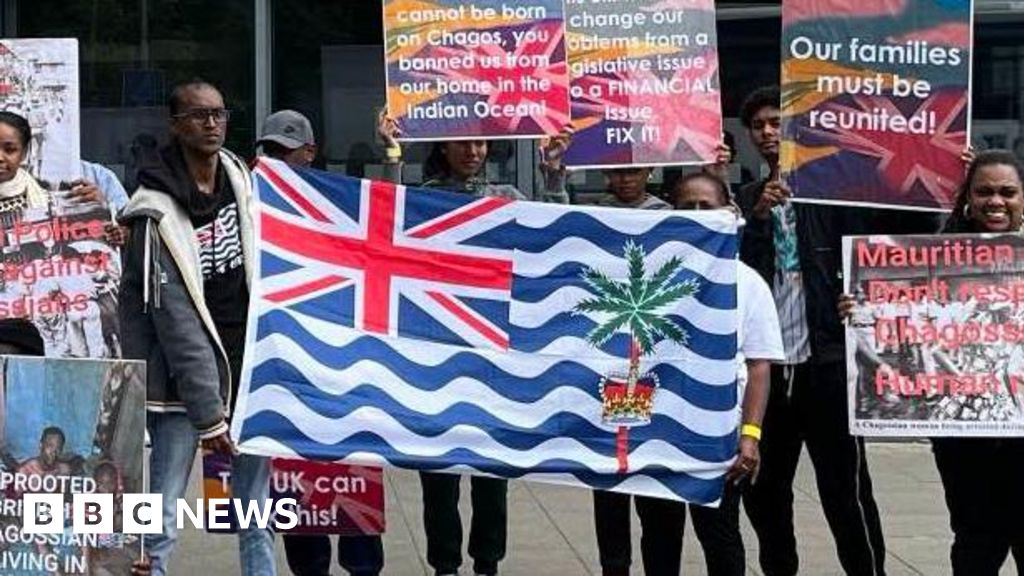 Chagos Islands: Arrivals sleep in Sussex leisure centre