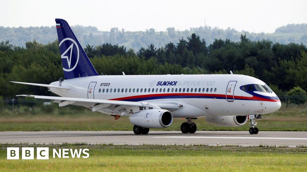 Russia passenger jet crashes close to Moscow all through take a look at flight – BBC Information