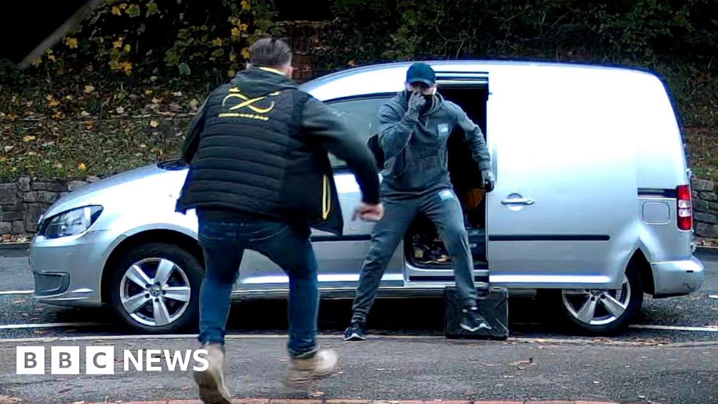 Furious Caterham business owner confronts tool thieves