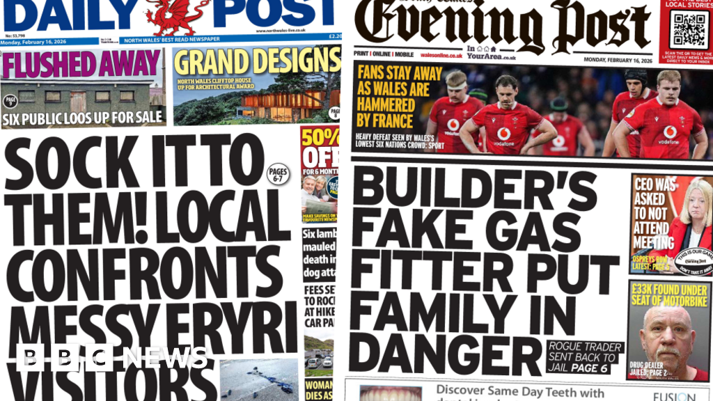 'Disgusting' scenes at Yr Wyddfa and builder's fake gas fitter