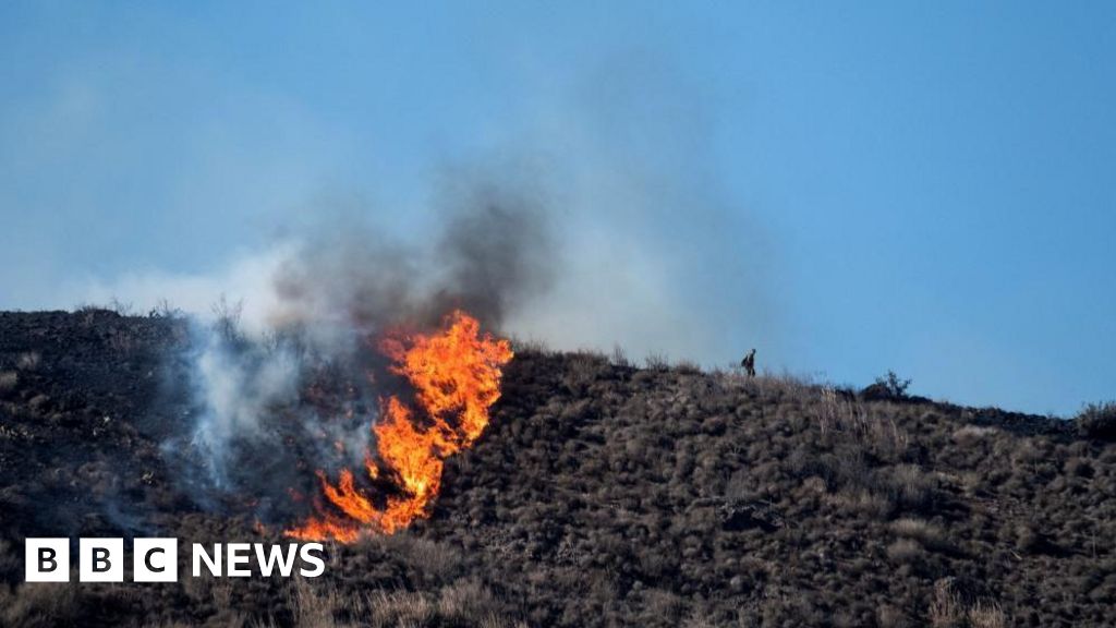 New fires erupt in southern California ahead of Trump visit