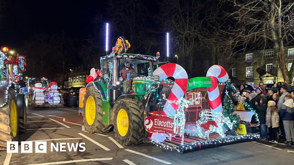 Festive Tractor Runs Raise Thousands for Charity