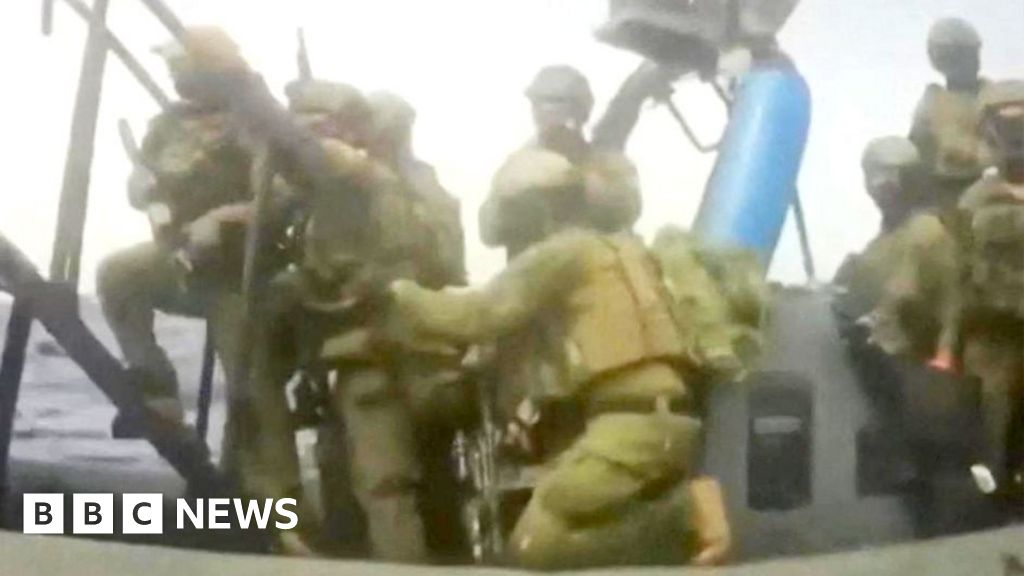 Israeli forces board Gaza-bound flotilla near Cyprus, activists say
