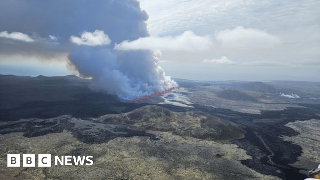 Islandská sopka: Obavy o město Grindavik po nové erupci