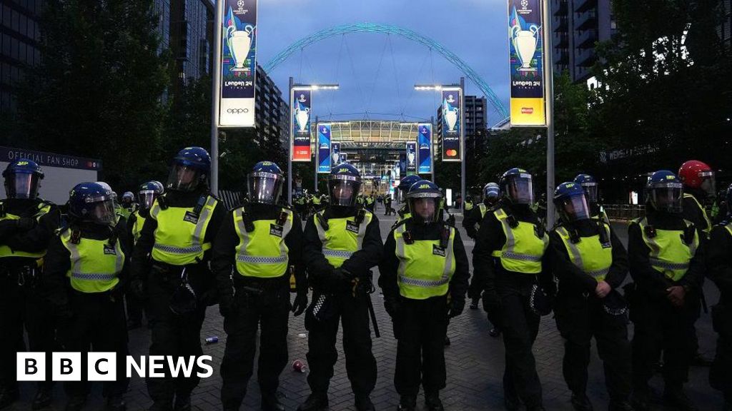 The police arrested 53 close to the Wembley ultimate