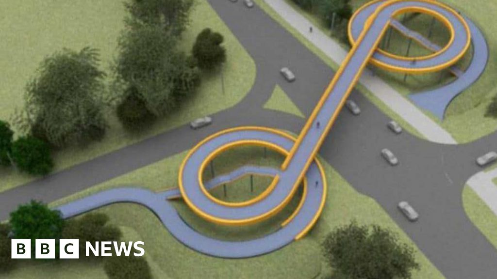 Leeds ring road Plans unveiled for £7m footbridge over busy route