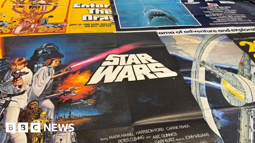 Original 1970s Star Wars and Jaws film posters up for auction