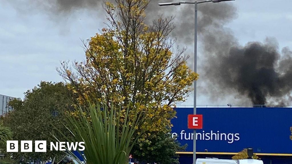Fire at Wembley Ikea sees shoppers evacuated