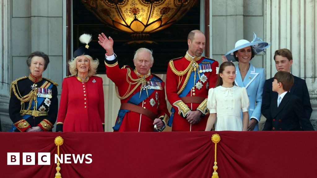 Royal Family joined by thousands at Trooping the Colour