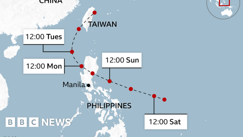 Nearly a million evacuated as Philippines braces for 'super typhoon'