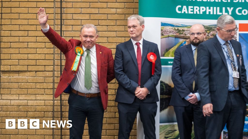 The moment Plaid Cymru wins the Caerphilly by-election