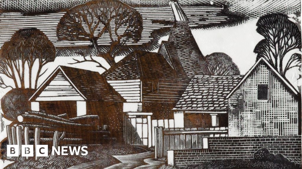 bbc.co.uk - Craig Buchan - George Mackley woodblocks depicting rural Kent set for auction