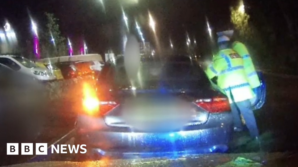 Driver who dragged police officers down road with car is jailed
