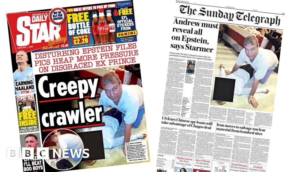 The Papers: 'Ex-duke's new Epstein disgrace' and 'Andrew must reveal all on Epstein'