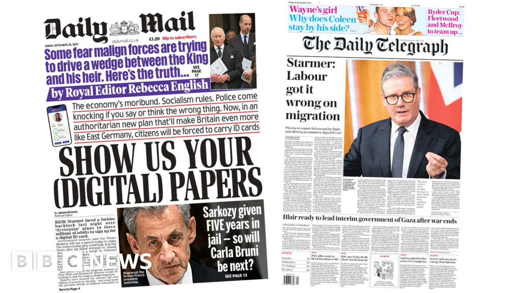 The Papers: 'Show us your (digital) papers' and 'Blair ready to run Gaza'