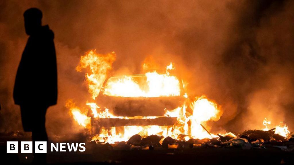 Thirty rioters sentenced for disorder which saw police officer set on fire