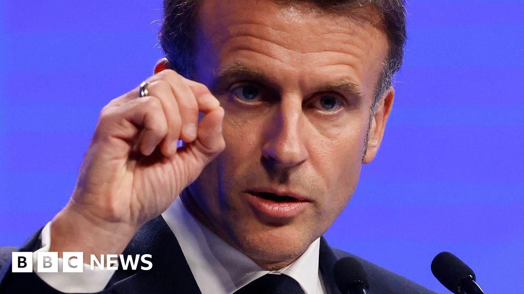 Macron warns the West could lose credibility over Ukraine and Gaza wars