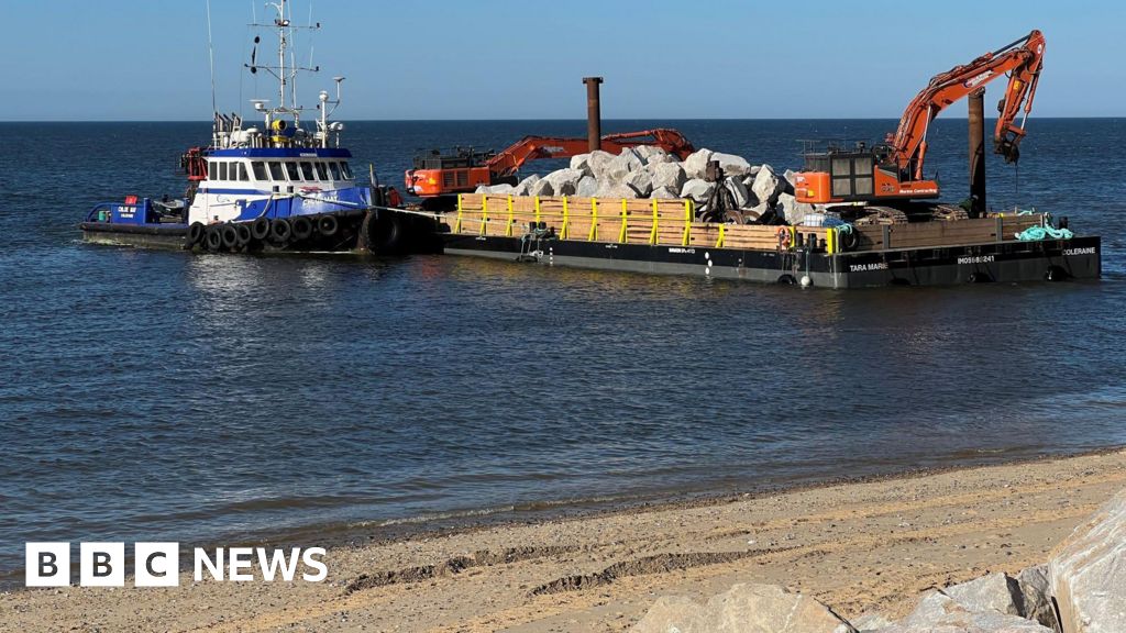 How are sea defences for Cromer and Mundesley progressing?