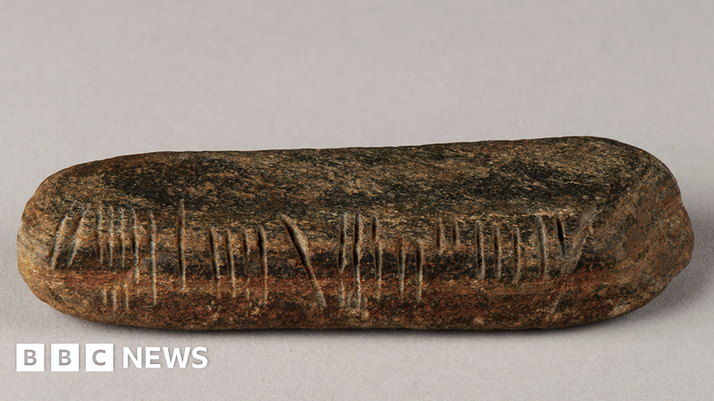 Камінь із стародавньою системою письма, знайдений у саду