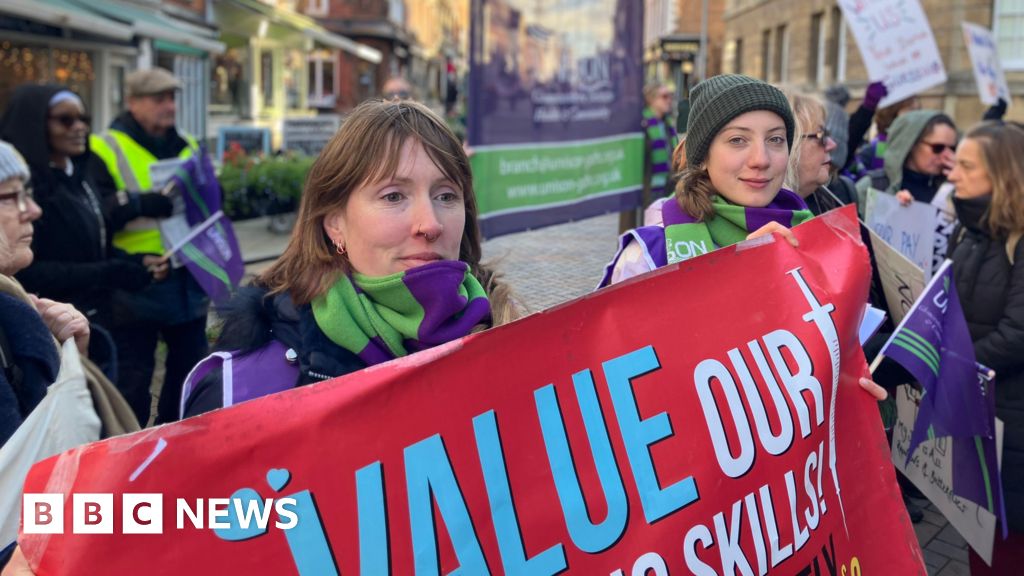 bbc.co.uk - Maisie Lillywhite - Striking Gloucestershire NHS worker 'meticulously planning' food shops - BBC News