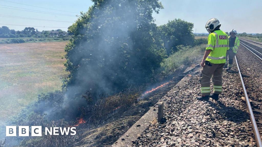 Bournemouth Brockenhurst trains hit by lineside fire