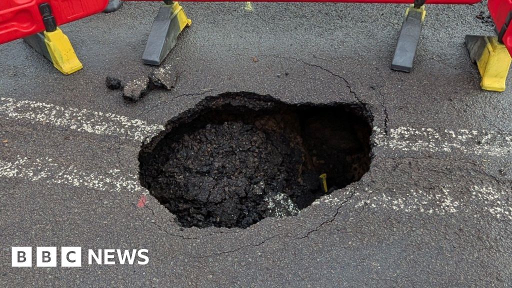 A361 Road Closed Due to Sinkhole Repair