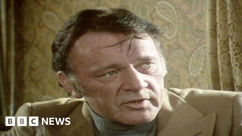 Richard Burton speaks of his home village in archive footage