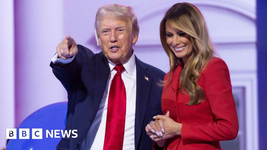Hulk Hogan and Melania join Trump at Republican convention