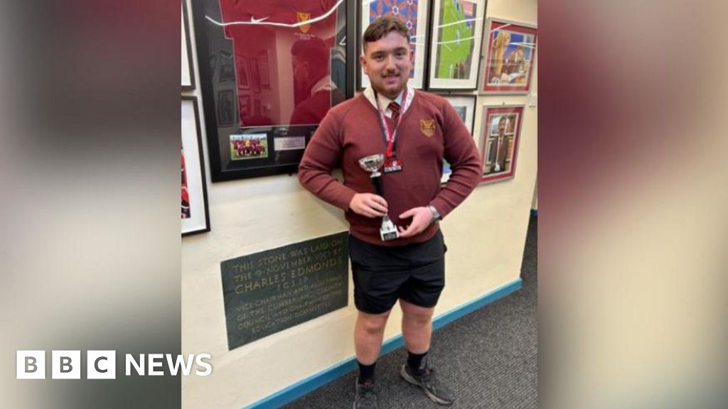 Cumbria schoolboy ‘shocked’ at strongman victory