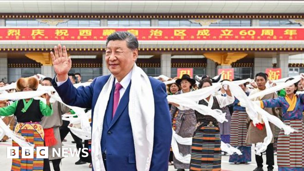 China's Xi touts unity and development in surprise Tibet visit - BBC