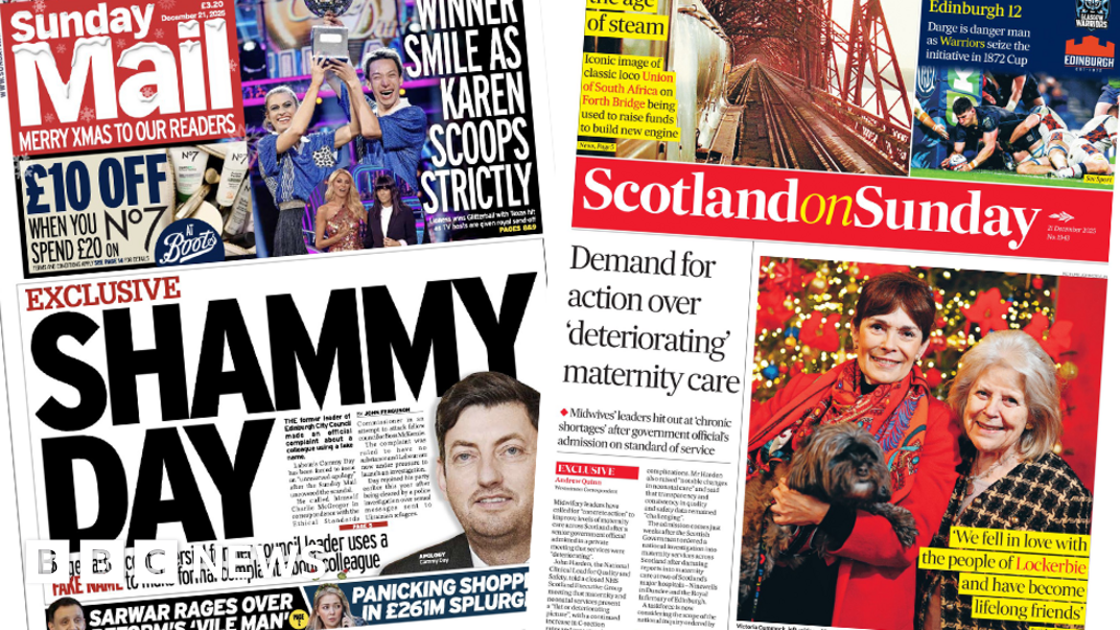 Scotland's papers: 'Fake name' complaint row and maternity care warning