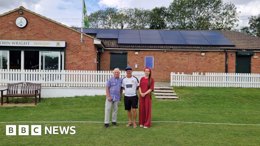 bbc.co.uk - Kate Moser Andon - Eaton Socon Cricket Club in St Neots installs solar panels - BBC News