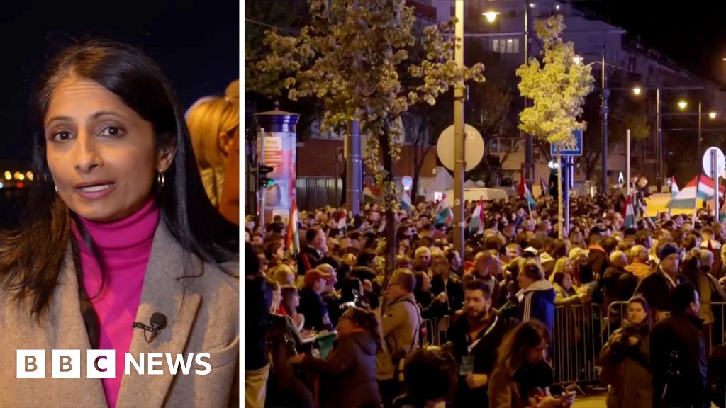 Hungarian election: BBC reports from Budapest as Orbán concedes