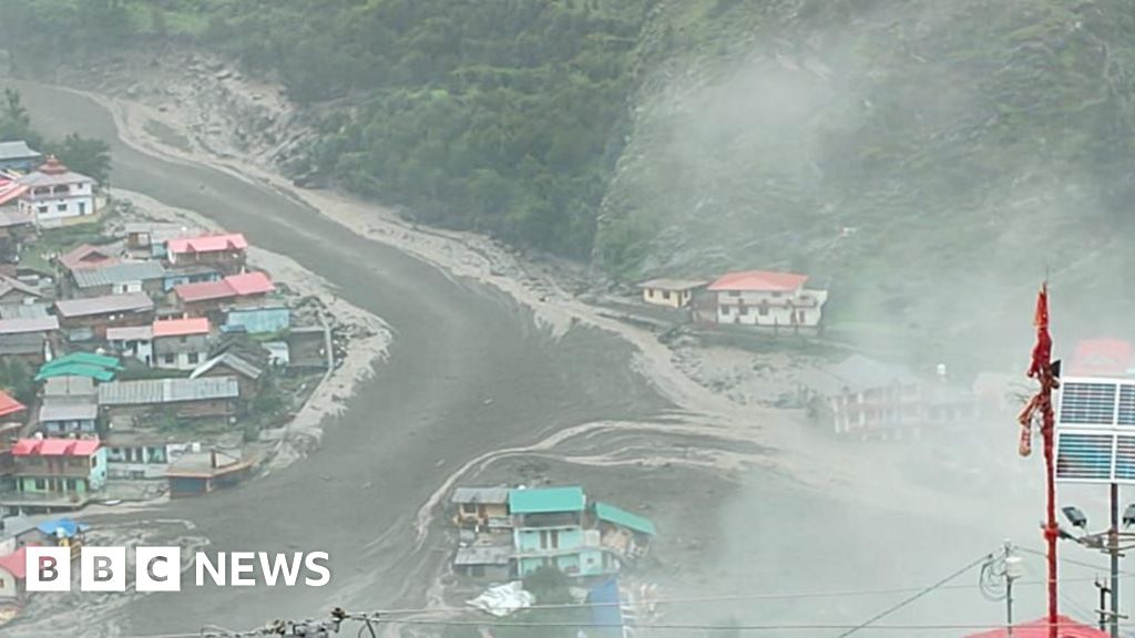 Cloudburst Causes Flash Floods in India's Uttarakhand