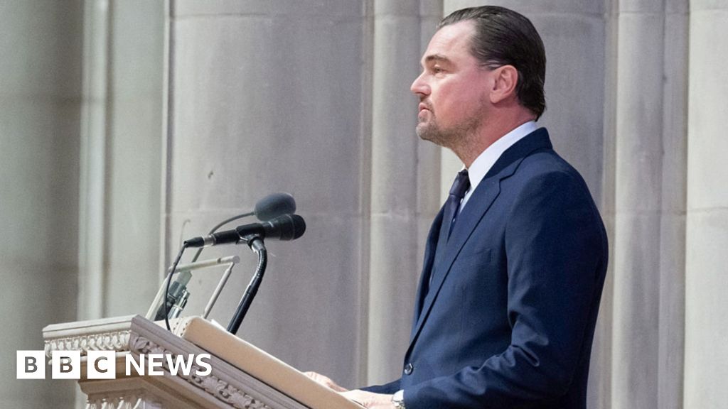 Leonardo DiCaprio honours Jane Goodall at funeral in DC
