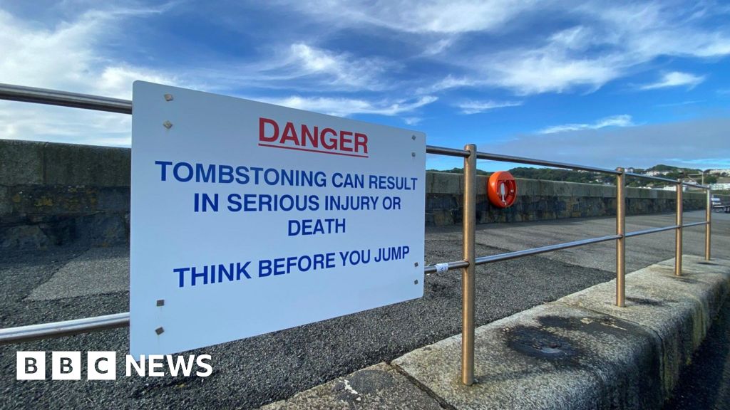 Guernsey Coastguard issues tombstoning warning BBC News