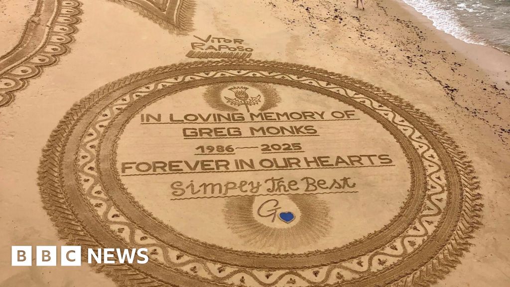 Heartfelt Sand Sculpture Honors Scottish Man Lost During Portugal Stag Trip