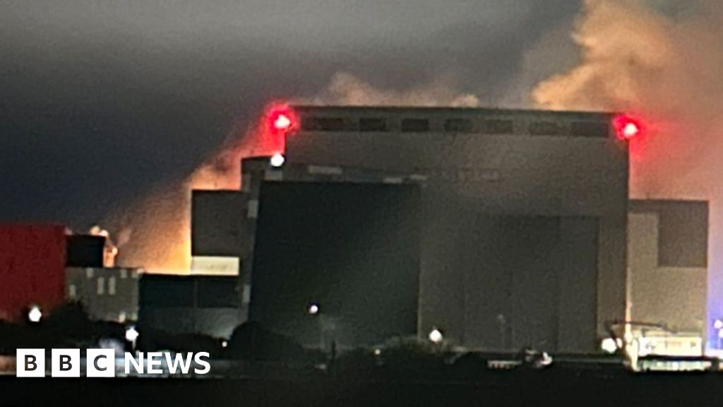 Fire at the building