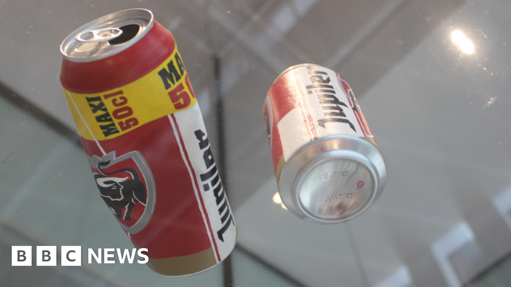 Beer can artwork accidentally ends up in the bin