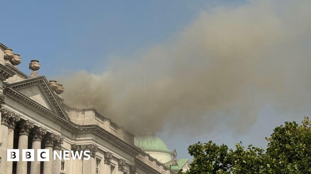 London’s Somerset House fire: Relief as art gallery reopens